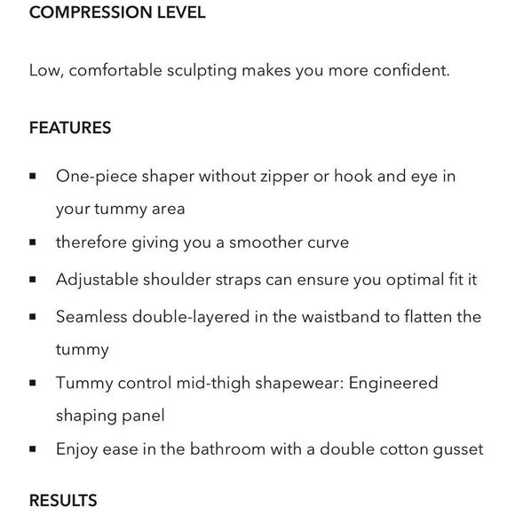 NEW Shaperx Tummy Control Seamless Body Shaper - Picture 4 of 8